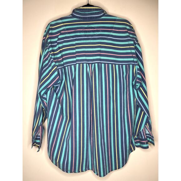 80s/90s VINTAGE Retro SATURDAYS GENERATION Long Sleeve Shirt XL - Picture 4 of 5